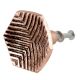 Hexagon Antique Copper Aluminium Cabinet Knob